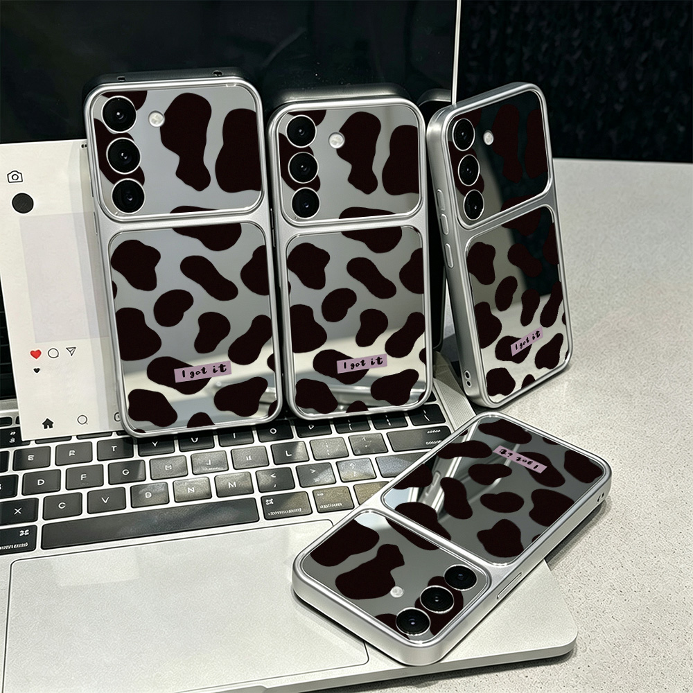 Samsung Galaxy A55 - Coque de téléphone miroir à imprimé