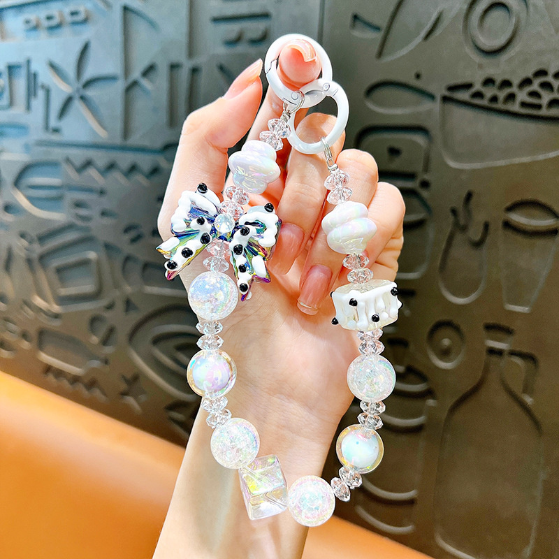 Phone Accessories Ideas - Porte-clés mignon et coloré avec nœud