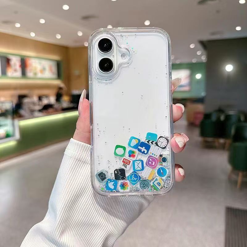 Phone Accessories Online - Coque dynamique à sable mouvant pour