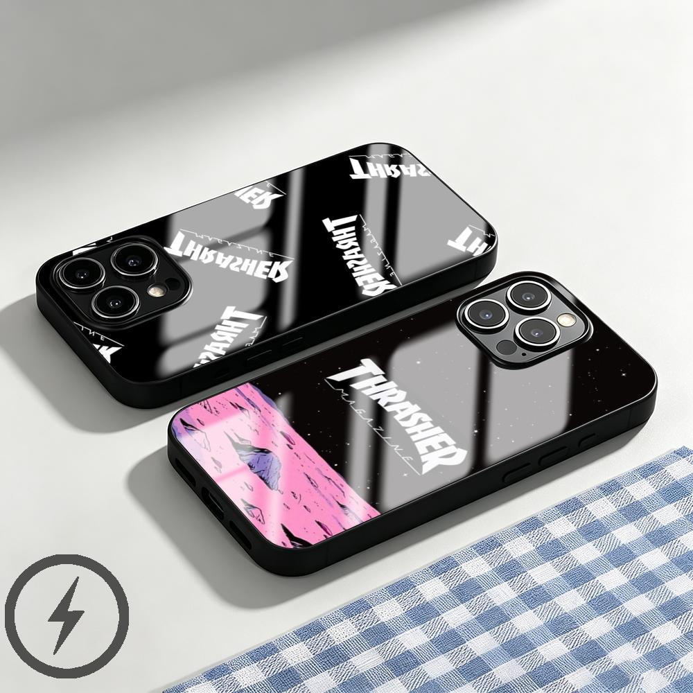 Phone Accessories Brand - Coque de téléphone magnétique en verre