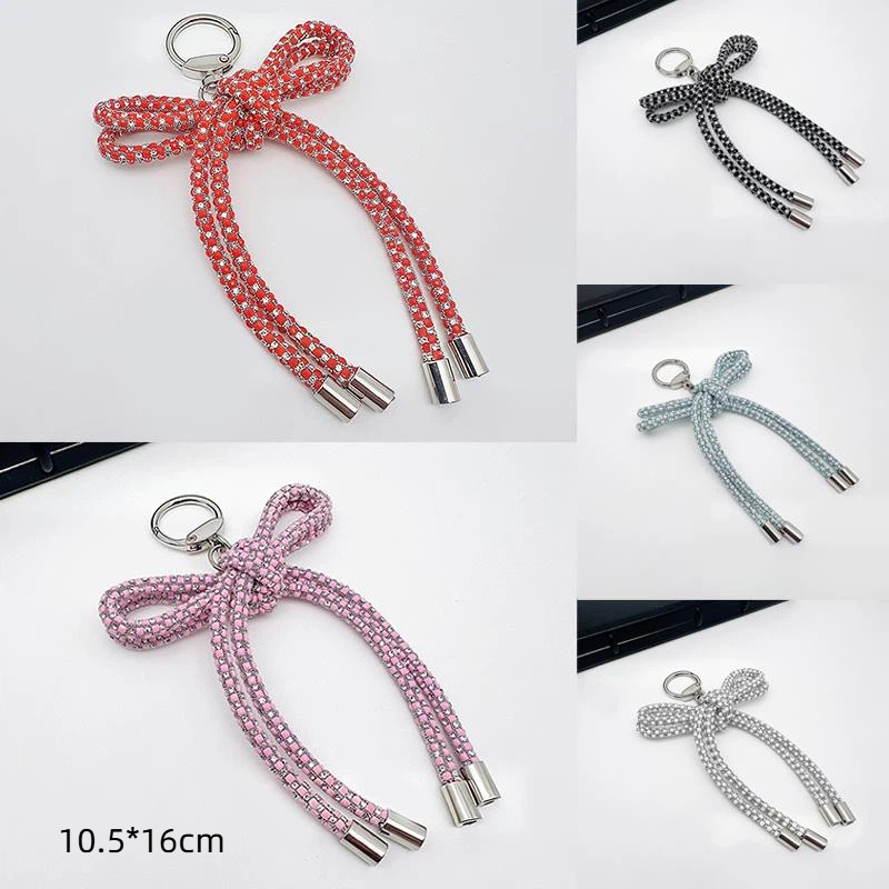 Phone Accessories Ideas - Pendentif nœud papillon en cristal pour