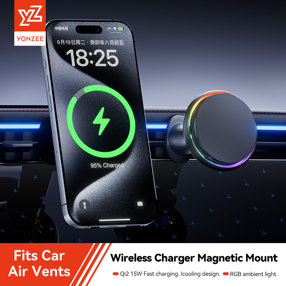 YZ RGB chargeur magnétique san - Qi2 Phone Accessories avis et prix