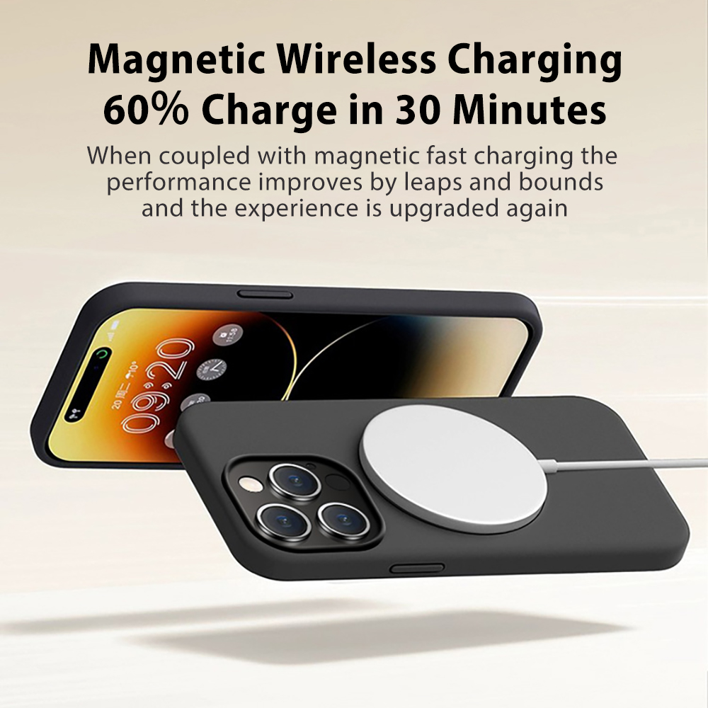 Coque en Silicone liquide magn - Phone Accessories Online avis et prix
