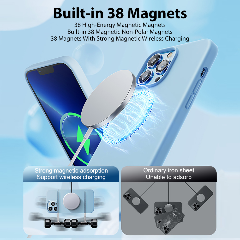 Coque en Silicone liquide magn - Phone Accessories Online avis et prix