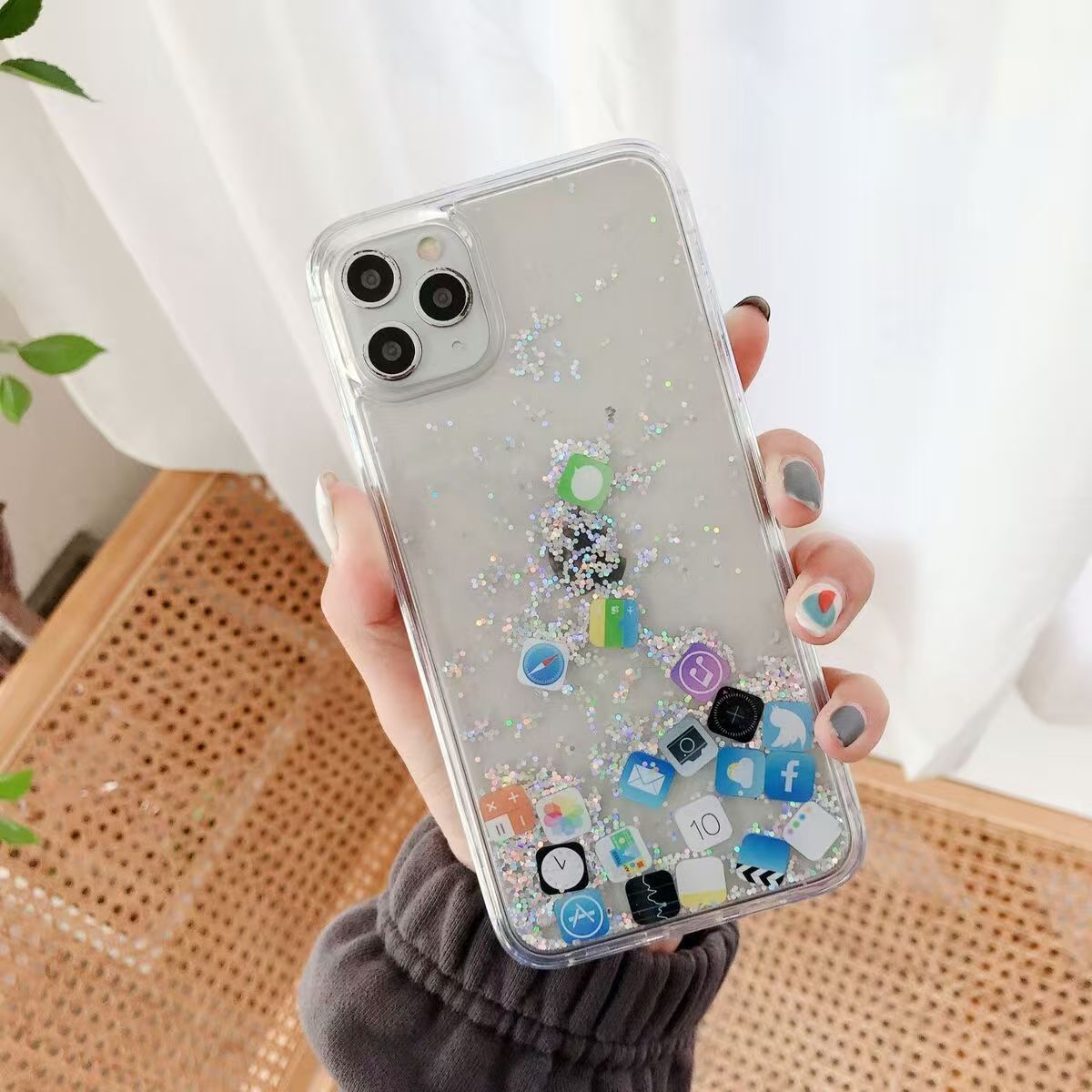Coque dynamique à sable mouvan - Phone Accessories Online avis et prix
