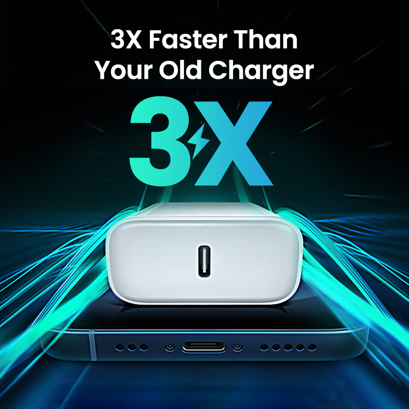 Chargeur rapide USB-C 35W d'or - Phone Accessories Online avis et prix