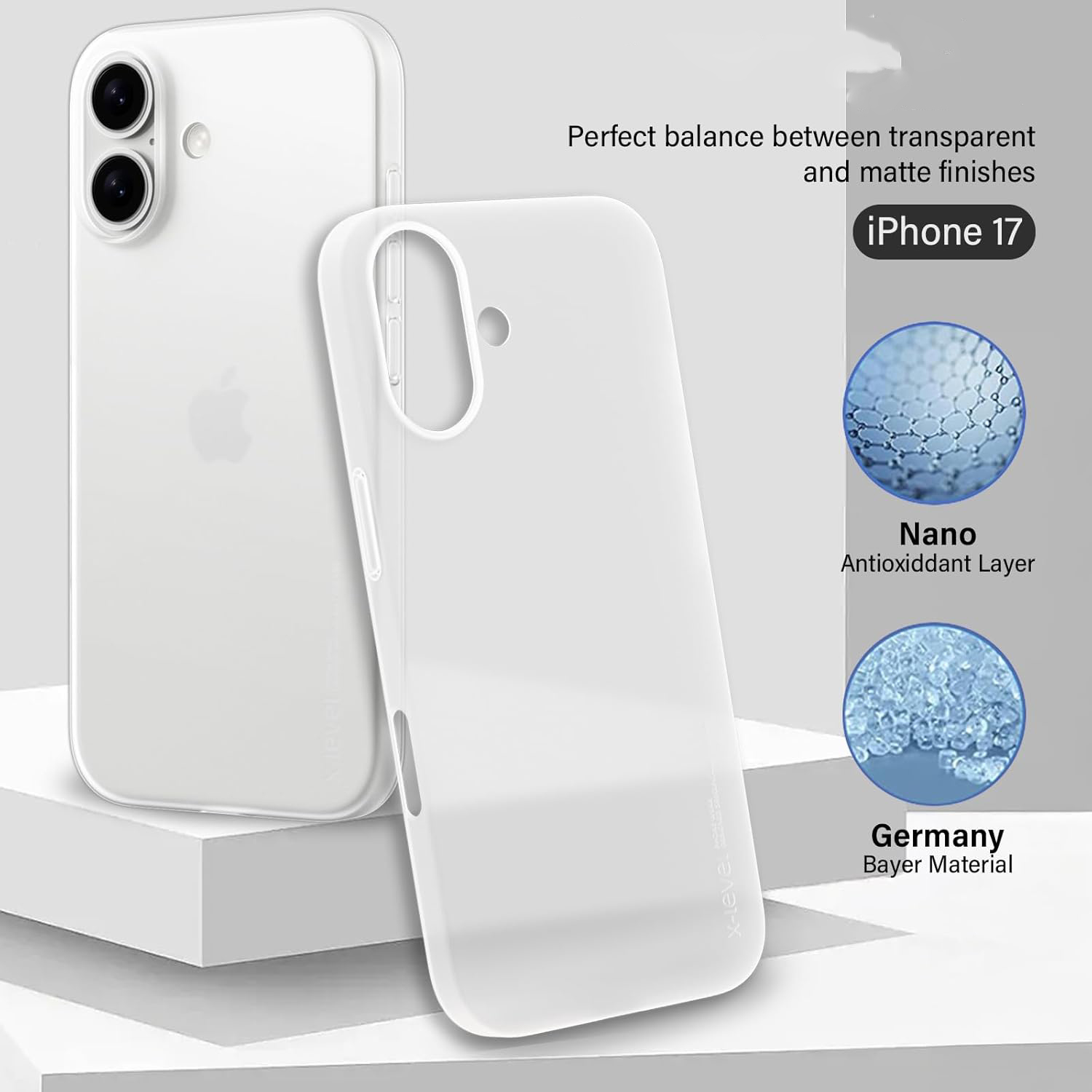 Coque fine translucide mate an - Phone Accessories Online avis et prix